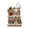 Glitzhome® 12" Light-Up Gingerbread House Table Décor